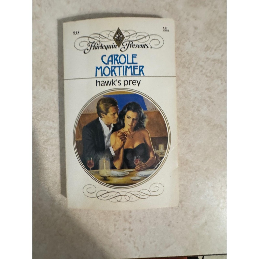 Harlequin‎ Presents Hawks Prey Carole Mortimer Vintage 1987 Paperback Book 955